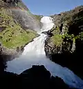 La cascade de Kjosfossen.