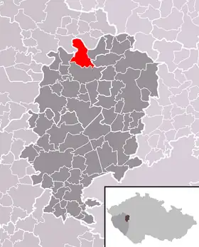 Localisation de Kladruby