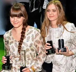 Klara et johanna Söderberg récompensées aux Grammis de 2013