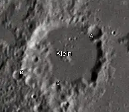 Image illustrative de l'article Klein (cratère)