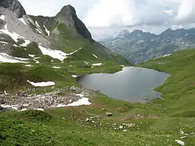 Vue du Kleiner Rappenkopf et du Rappensee.