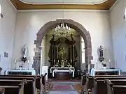 Intérieur de l'église Saint-Georges de Kleinfrankenheim.