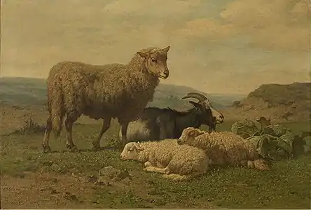 Moutons (vers 1806-1887, musée Groeninge).