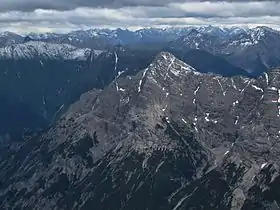 Vue de la face nord de la Klimmspitze.