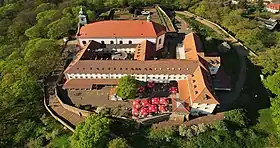 Vue de l'abbaye de Frauenberg