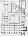 Plan de la clôture monastique