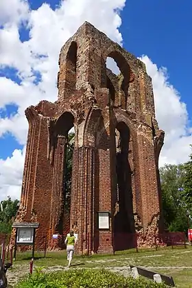 Ruines de l'église abbatiale de Gramzow