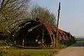 Cette ruine Nissen Hut est sur North End Place Farm, Ford End, Essex.