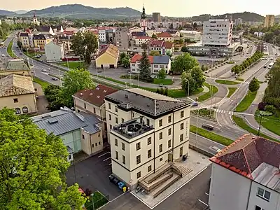 Vue du centre de Frýdek-Místek.