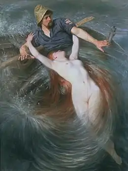 Le pêcheur et la sirène, de Knut Ekvall.