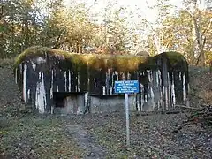 L'entrée des hommes de l'ouvrage du Kobenbusch.