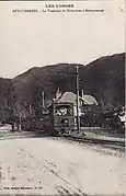 Tramway de Gérardmer, à la même époque à Retournemer