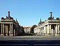 Les colonnades royales, l'entrée du Kleistpark