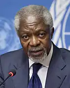 Kofi Annan, émissaire spécial de l'ONU pour la Syrie en 2012.