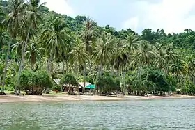 Plage principale de Koh Tonsay (en 2008)