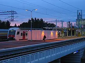 La gare ferroviaire de Koivukylä.