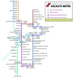 Image illustrative de l’article Métro de Calcutta