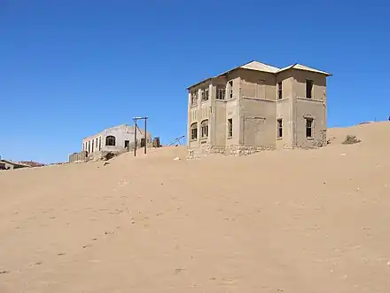 Maisons abandonnées.