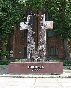 Mémorial du millénaire à Kołobrzeg.