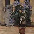 Pot de fleur et cruche en céramique (1912).
