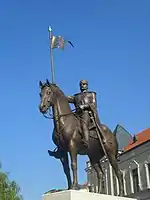 Statue équestre d'Étienne Ier de Hongrie, Komárno