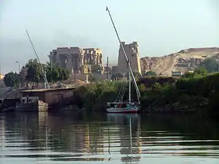 Vue depuis le Nil