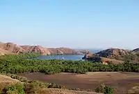 Paysage de Komodo.