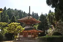 Le tahō-tō du Kongozanmaiin (trésor national).