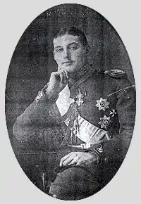 Le prince Constantin Konstantinovitch de Russie (27 ans).