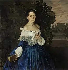 La Dame en bleu (1897), Moscou, galerie Tretiakov.