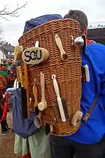 Todtnau. Il y a une tradition de nettoyage et de dépoussièrage associées au carnaval