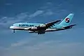 Airbus A380 de Korean Air à l'atterrissage à Los Angeles