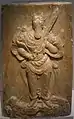 Figure du zodiaque :« Le Cheval ». Talc, H. 38,2 cm. Musée national de CoréeVIIIe siècle