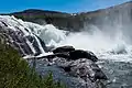 L'un des sauts de la chute Korluktok