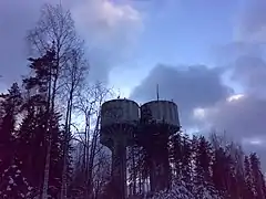 Le château d'eau de Korso.