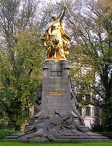 Le Monument de Groeninghe, à Courtrai.