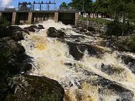 Les rapides Jämsänkoski de la Jämsänjoki.