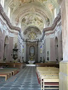 Église de l'Annonciation : intérieur.