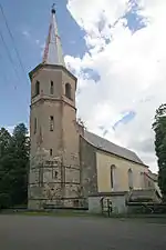 Práčov : église Saint-Jacques-le-Majeur.
