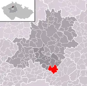 Localisation de Kostelec nad Labem