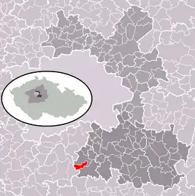 Localisation de Kostelec u Křížků