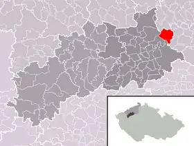 Localisation de Koštice