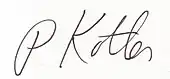 signature de Philip Kotler