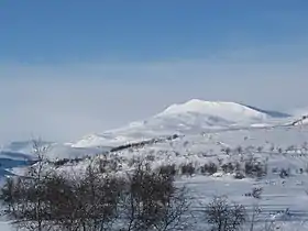 Vue de la montagne.