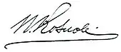 signature de Piotr Kozlov