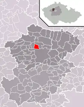 Localisation de Královice