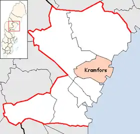 Localisation de Kramfors