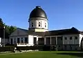 Vue de l'ancien crématorium, édifice protégé