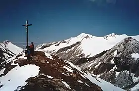 Vue du sommet de la Kreuzspitze.