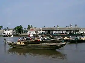 Kribi (Cameroun) le port de pêche